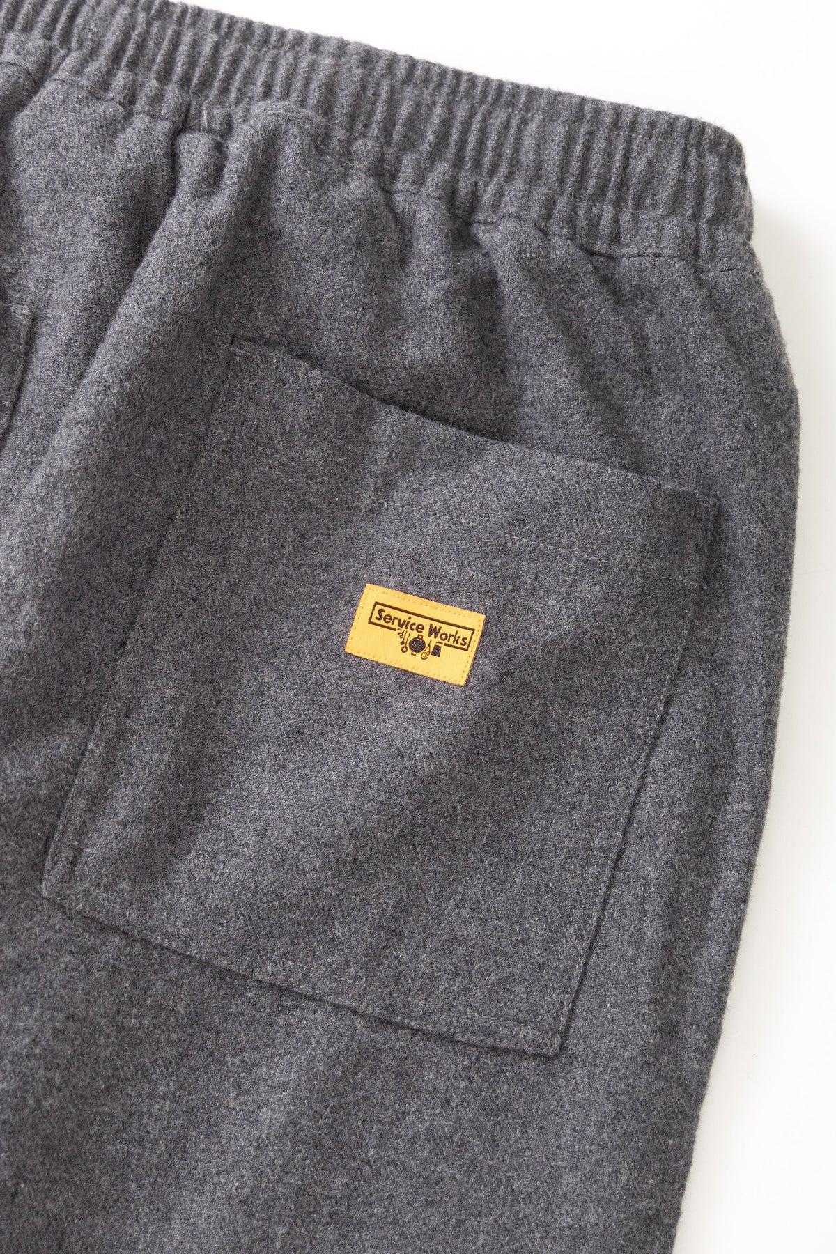 Service Works Flannel Chef Pants - Charcoal