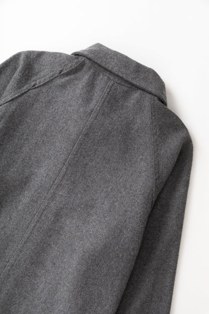 Service Works Flannel FOH Overshirt - Charcoal