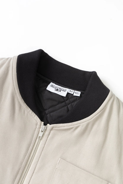 Service Works Padded Work Vest Jacket - Stone