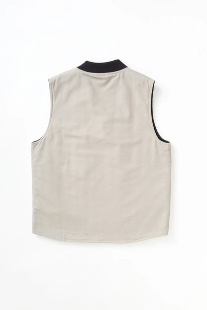 Service Works Padded Work Vest Jacket - Stone
