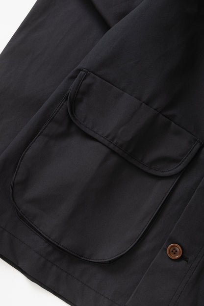 Service Works Waxed Barn Coat - Black