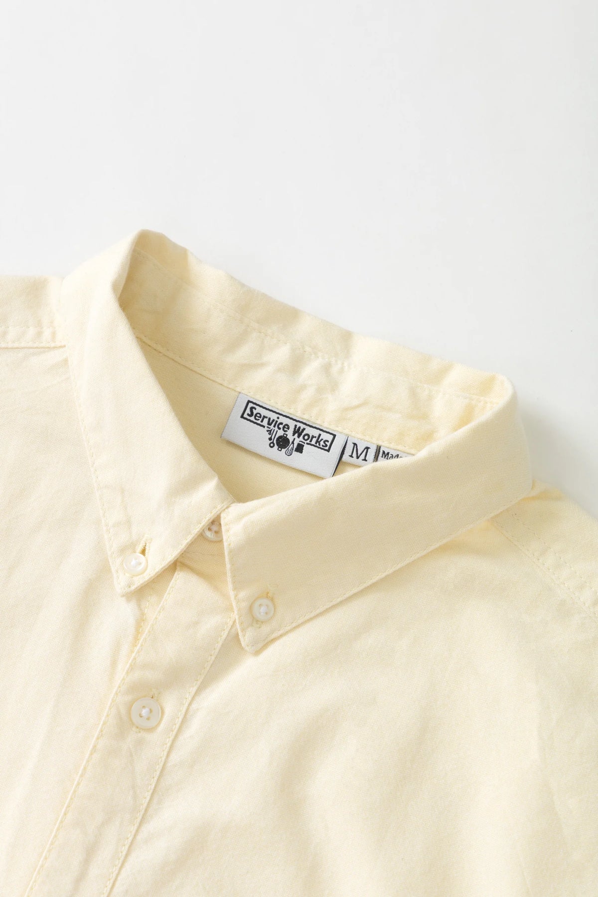 Service Works Artichoke Oxford Shirt - Vanilla