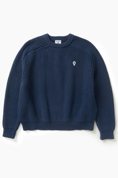 Service Works Artichoke Chunky Knit - Navy