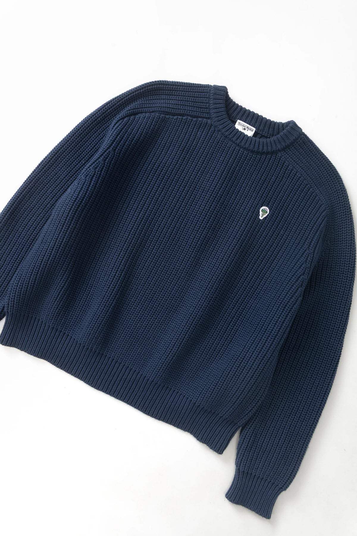 Service Works Artichoke Chunky Knit - Navy