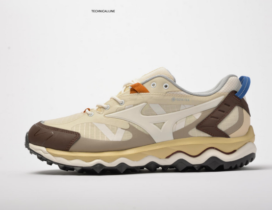 Mizuno Wave Mujin GTX Summer Sand/Pristine/Chicory