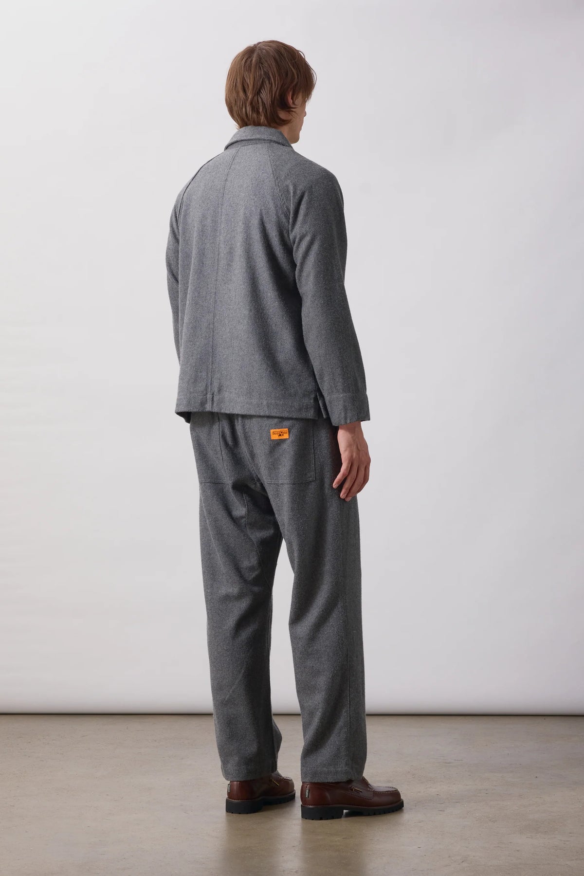 Service Works Flannel FOH Overshirt - Charcoal