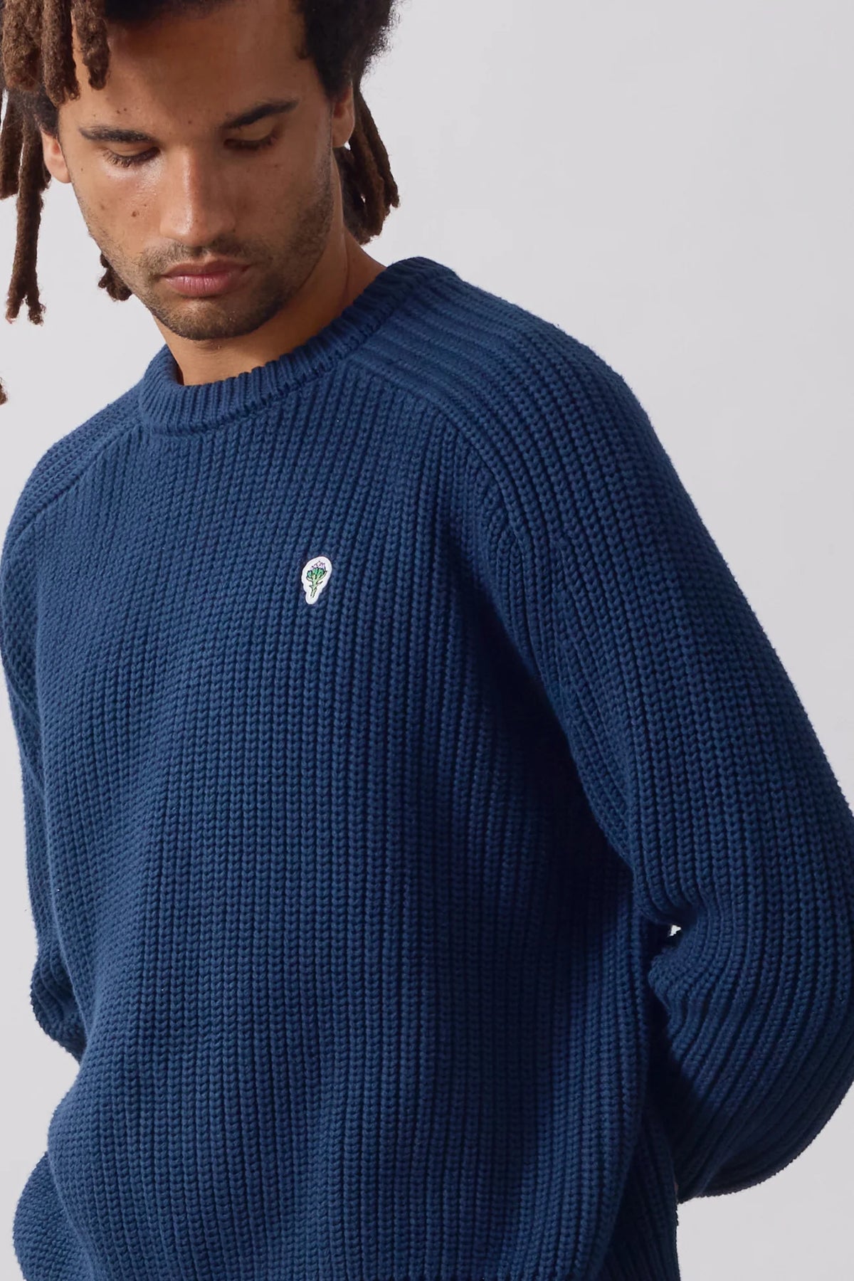 Service Works Artichoke Chunky Knit - Navy