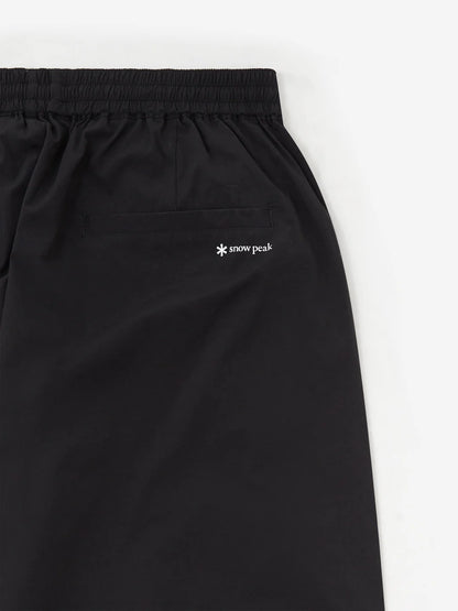 Snow Peak Standard Easy Wide Pants Black