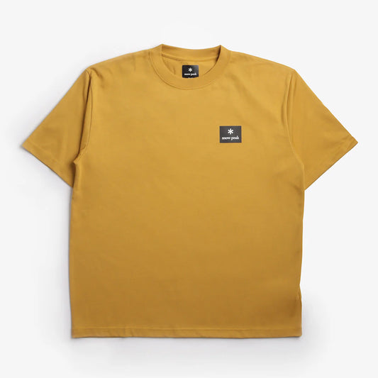 Snow Peak New Standard Square Logo T-Shirt - Yellow