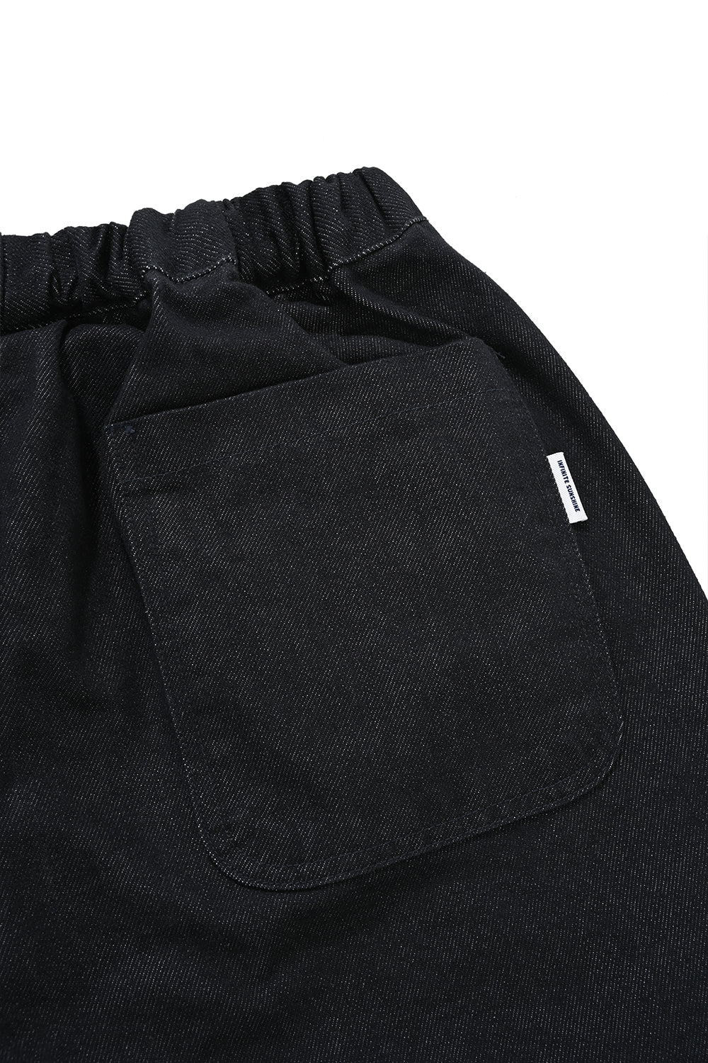 Kappy Designs Two Tuck Wide Denim Pants - Deep Indigo