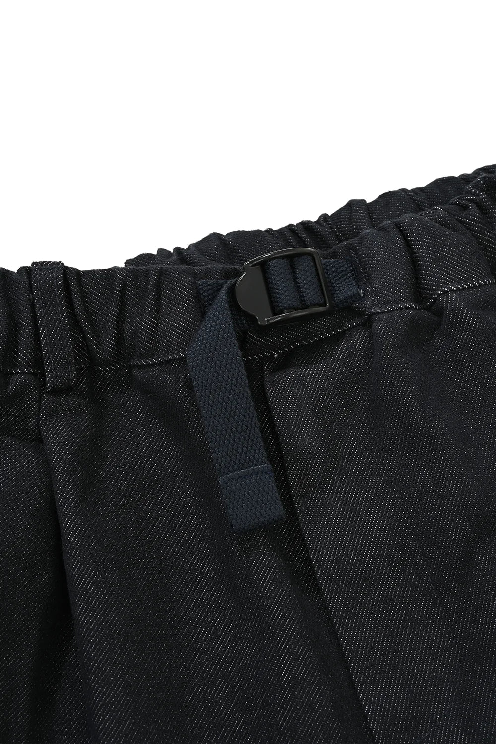 Kappy Designs Two Tuck Wide Denim Pants - Deep Indigo