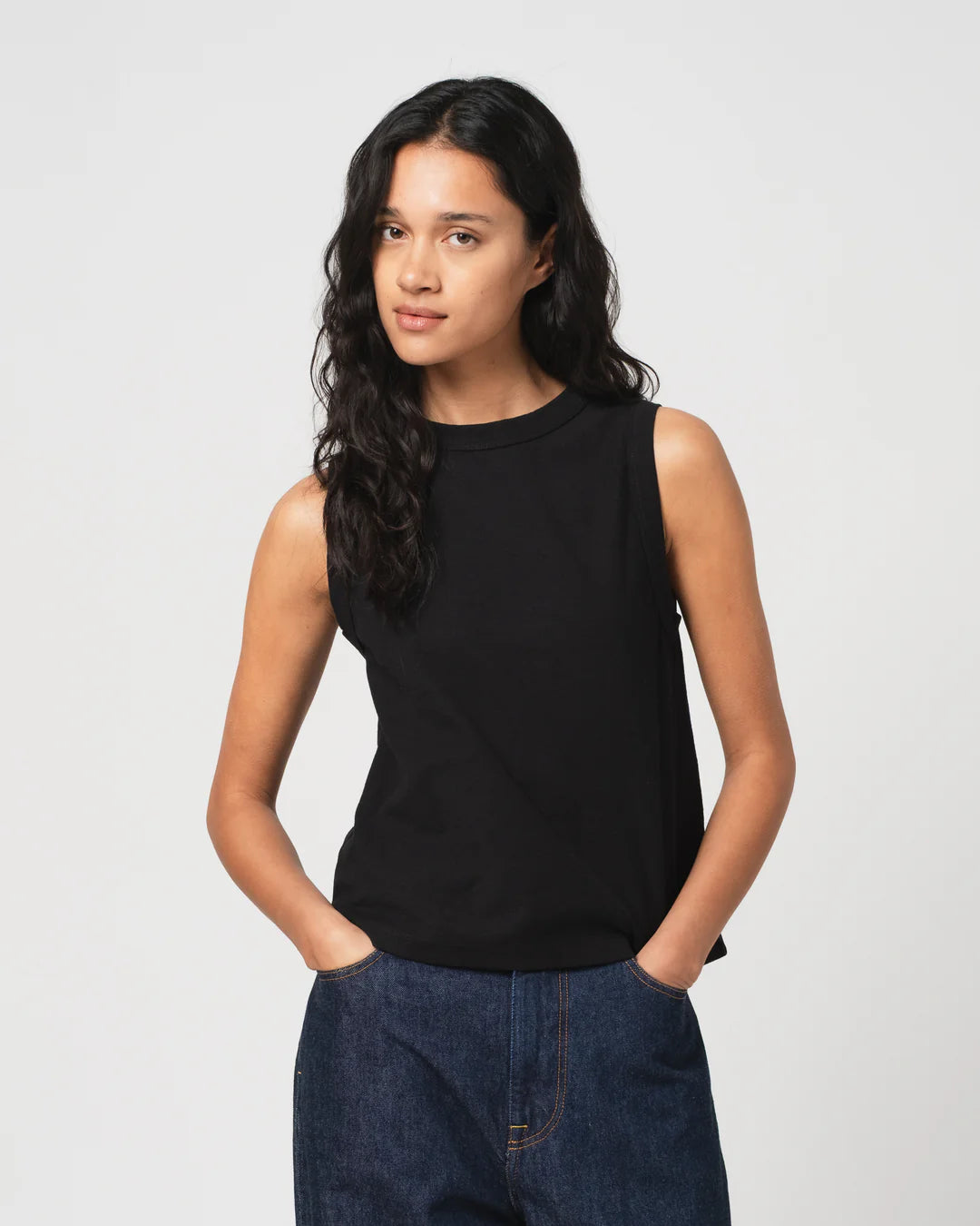 Girls of Dust Johnny Organic Open End Jersey T-Shirt - Black