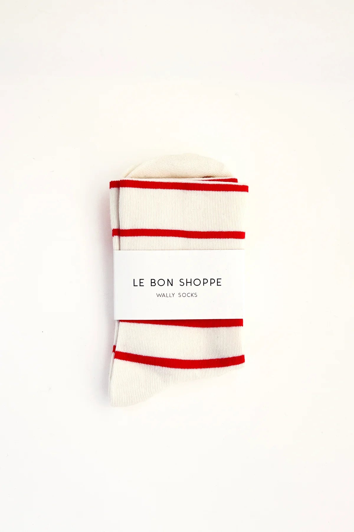 Le Bon Shoppe Wally Socks - Red Stripe