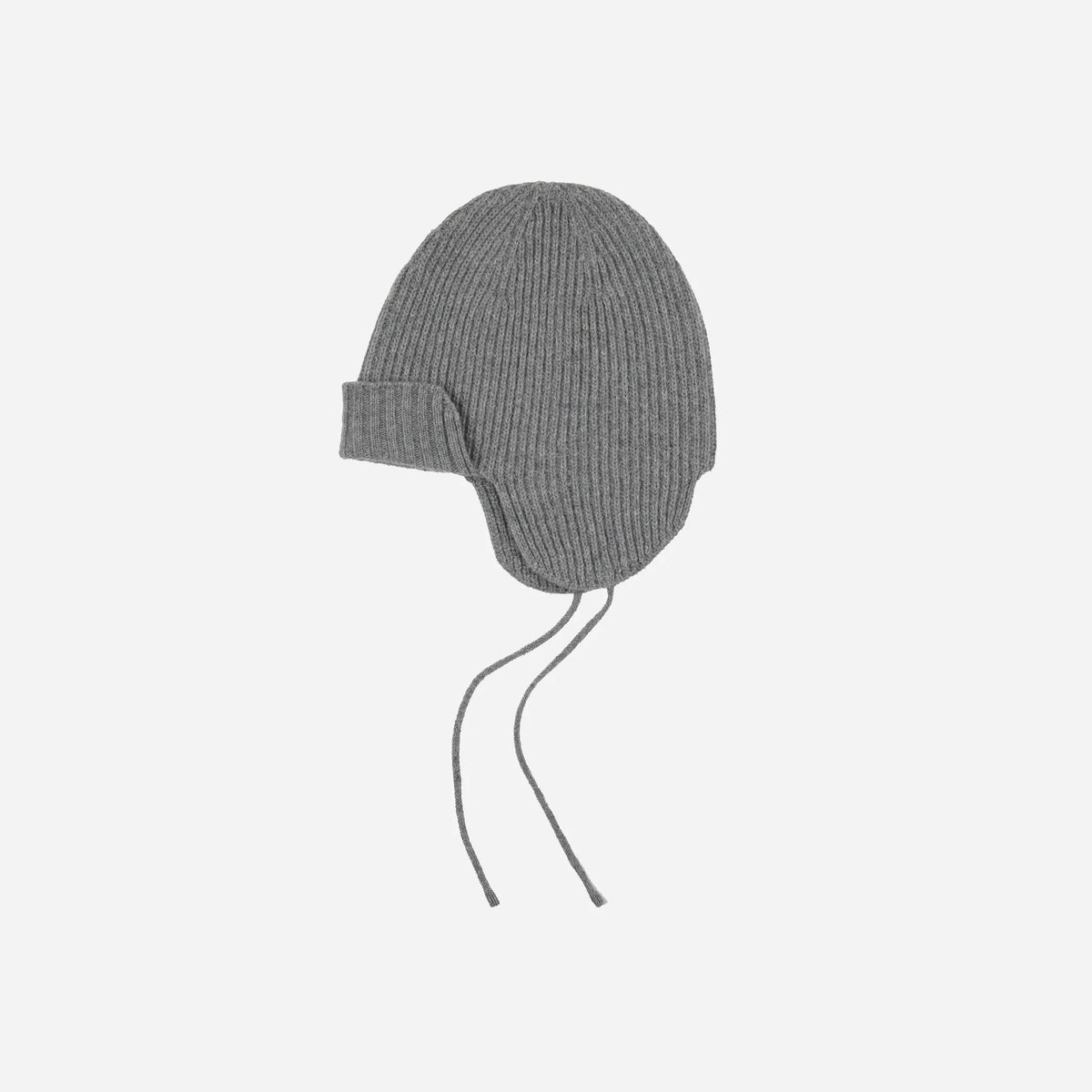 FrizmWorks Wool Earflap Beanie - Grey