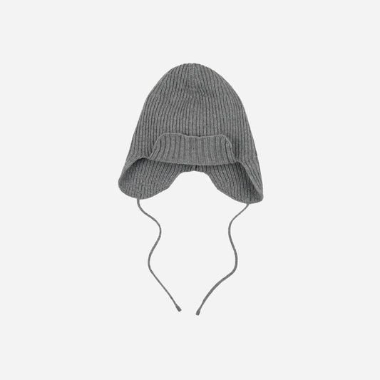 FrizmWorks Wool Earflap Beanie - Grey