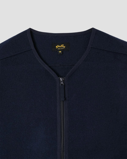 Stan Ray Wool Fleece Cardigan Navy