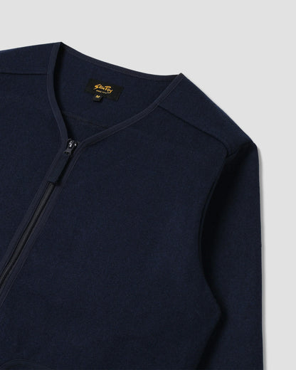 Stan Ray Wool Fleece Cardigan Navy