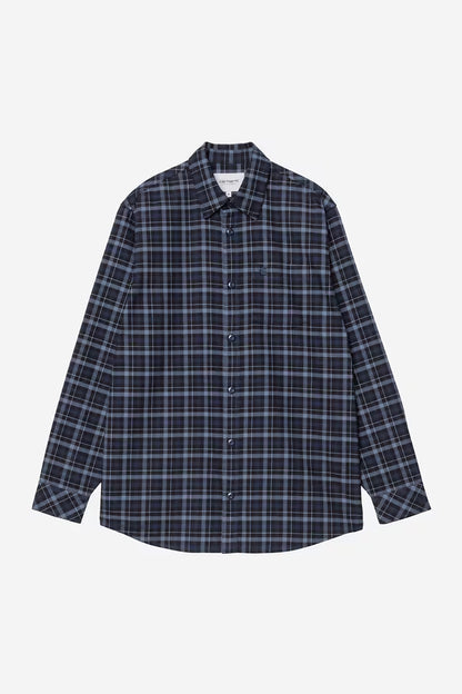 Carhartt WIP Widmark Check Shirt Cotton Twill Flannel, Jupiter