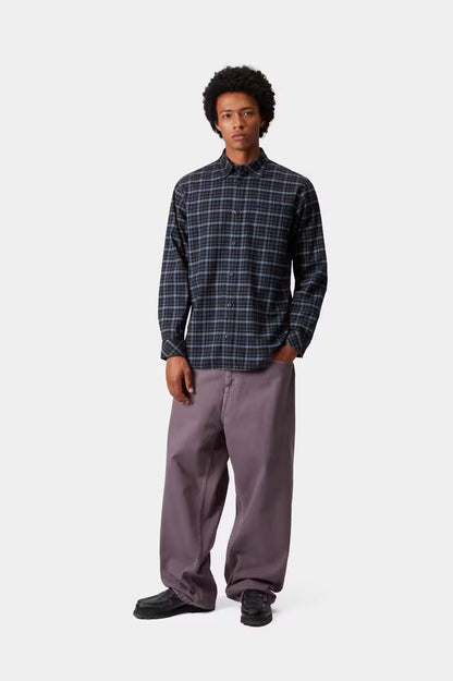 Carhartt WIP Widmark Check Shirt Cotton Twill Flannel, Jupiter