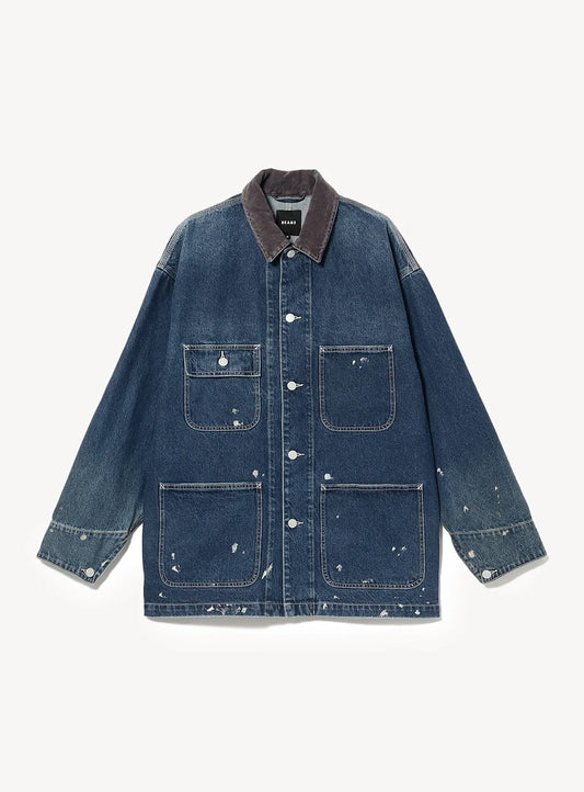 BEAMS Used Denim Coverall - Indigo Used