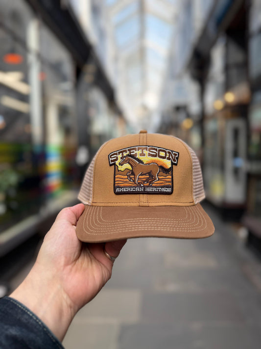 Stetson American Heritage Horse Cap - Brown