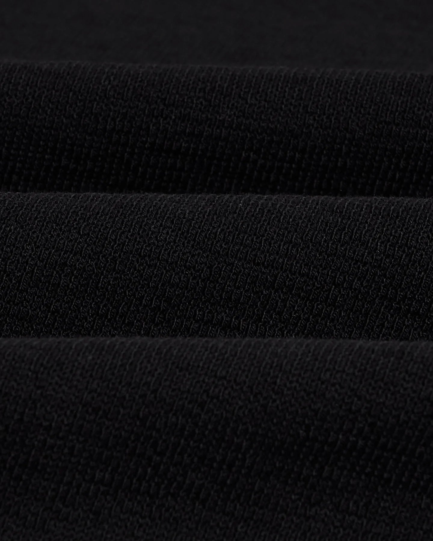 Wax Dean Textured Organic Cotton T-Shirt - Black