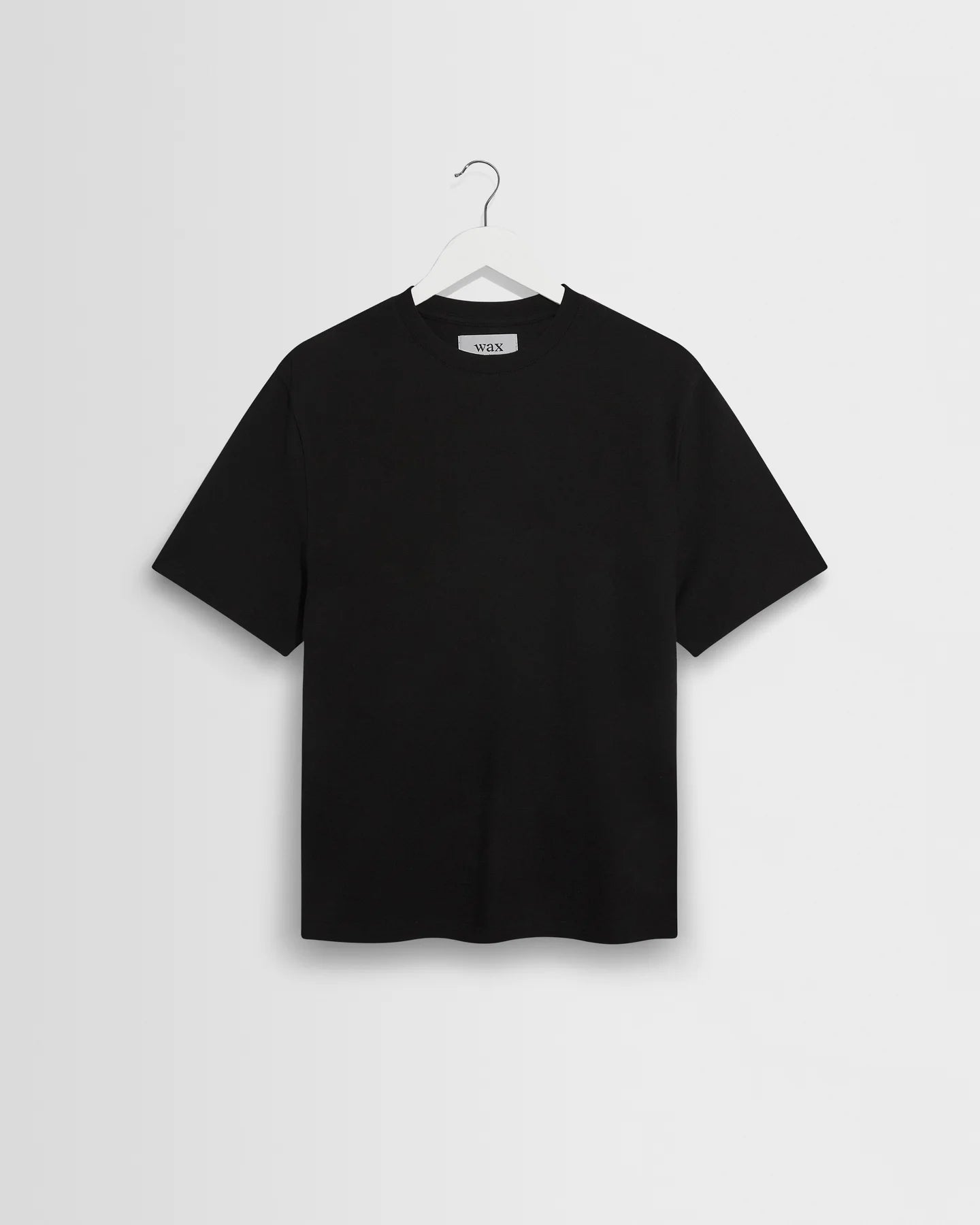 Wax Dean Textured Organic Cotton T-Shirt - Black