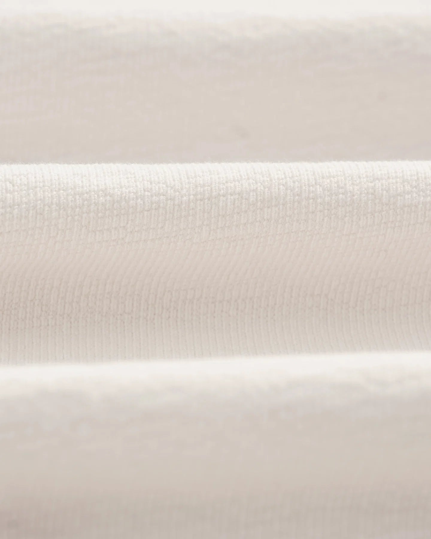 Wax Dean Textured Organic Cotton T-Shirt - Ecru