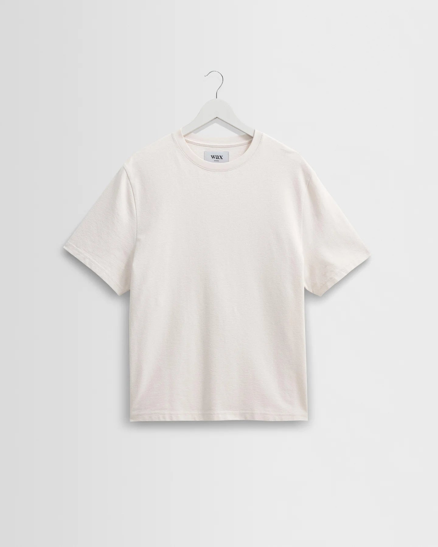 Wax Dean Textured Organic Cotton T-Shirt - Ecru