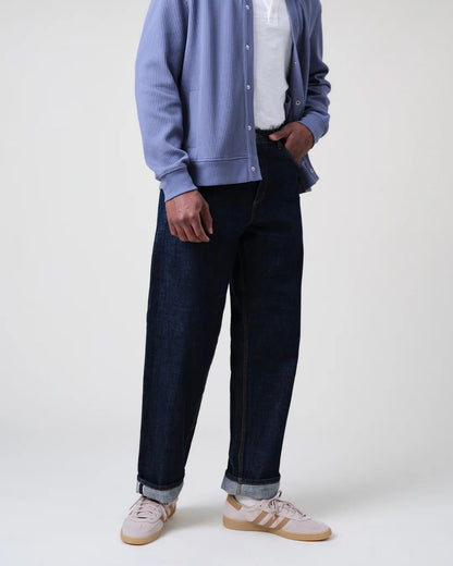 Wax Felix Loose Fit Denim Selvedge Jeans - Rinse Wash