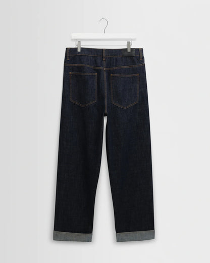 Wax Felix Loose Fit Denim Selvedge Jeans - Rinse Wash