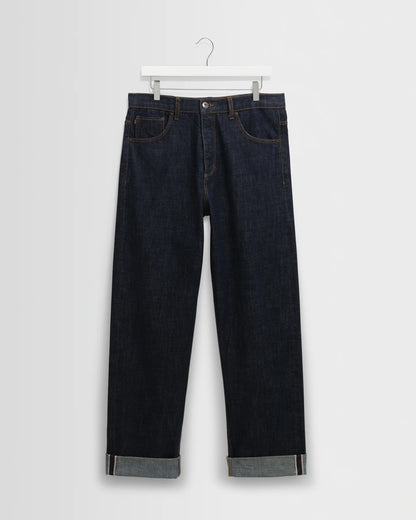 Wax Felix Loose Fit Denim Selvedge Jeans - Rinse Wash