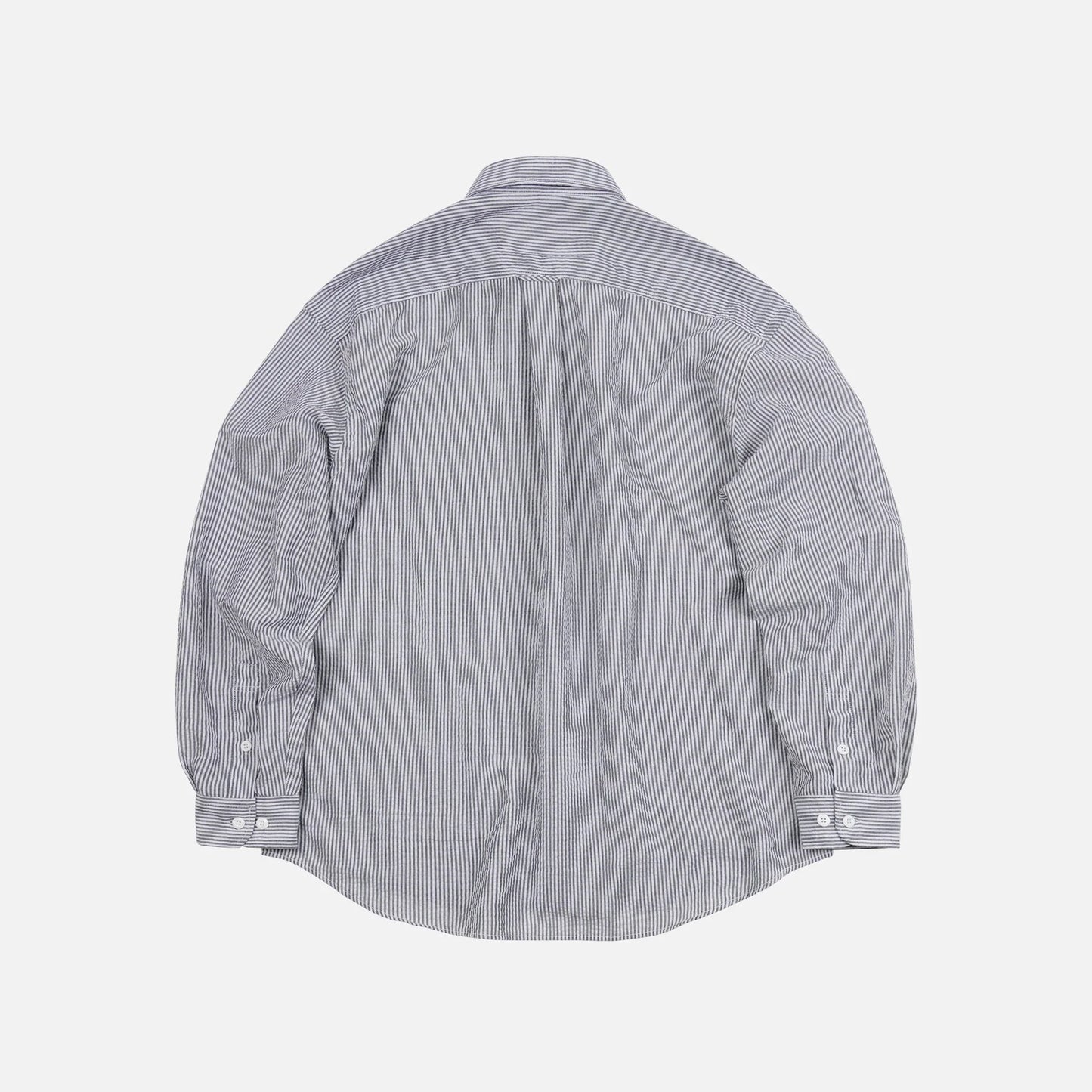 FrizmWorks OG Stripe Seersucker Shirt - Black