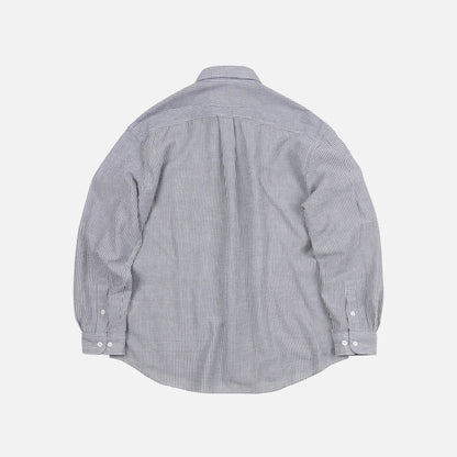 FrizmWorks OG Stripe Seersucker Shirt - Black