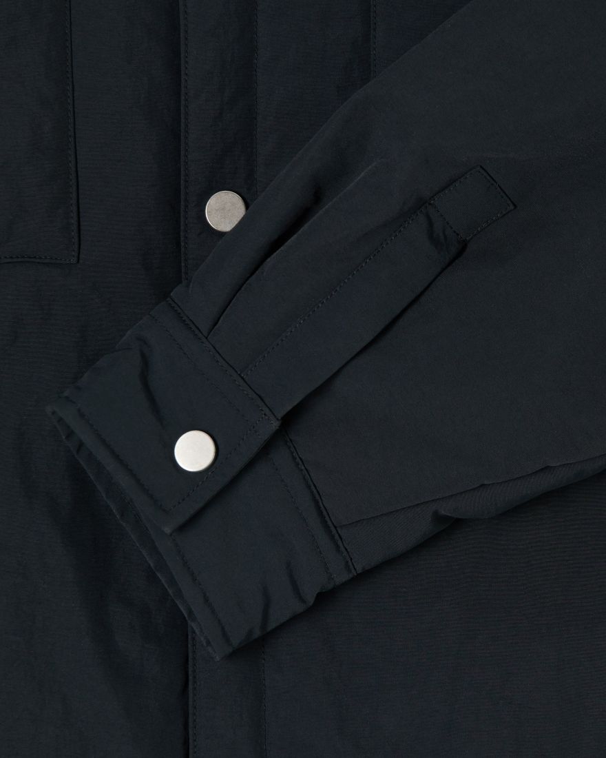 Edwin Sphere Padded Overshirt Black