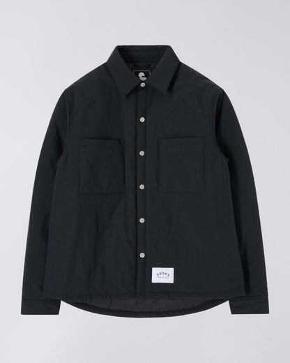 Edwin Sphere Padded Overshirt Black