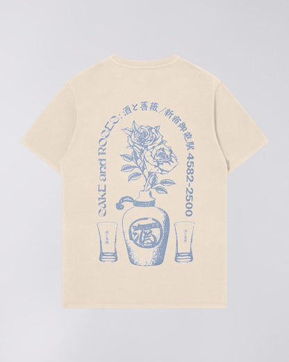 Edwin Sake And Roses T-shirt Whitecap Grey