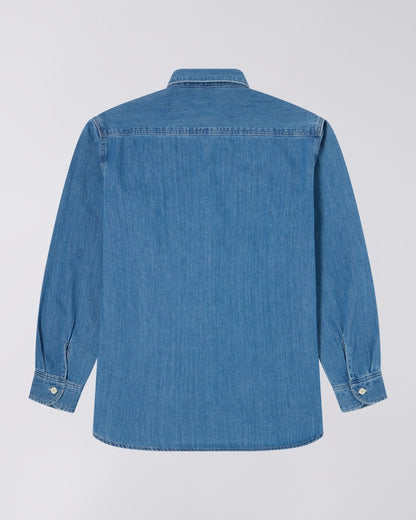 Edwin Work Shirt - Blue, Light Used
