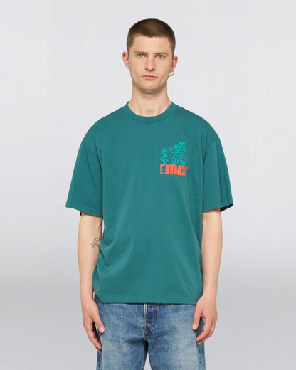 Edwin Charmer Chest T-Shirt - Mediterranea