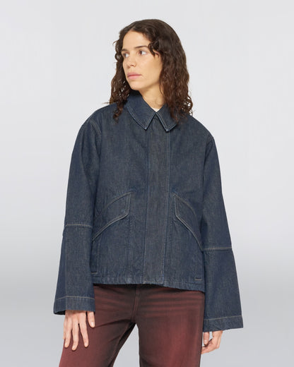 Edwin W' Abby Jacket - Blue Rinsed