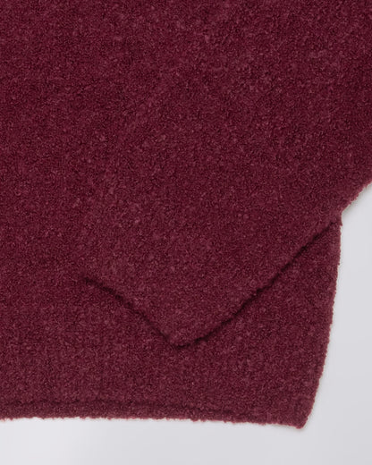 Edwin W' Ally Cardigan - Burgundy