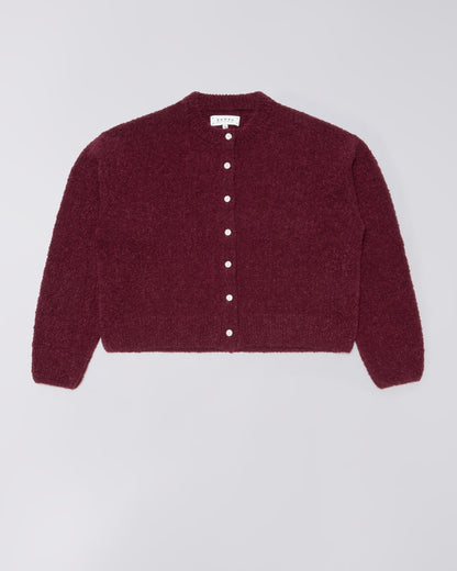 Edwin W' Ally Cardigan - Burgundy