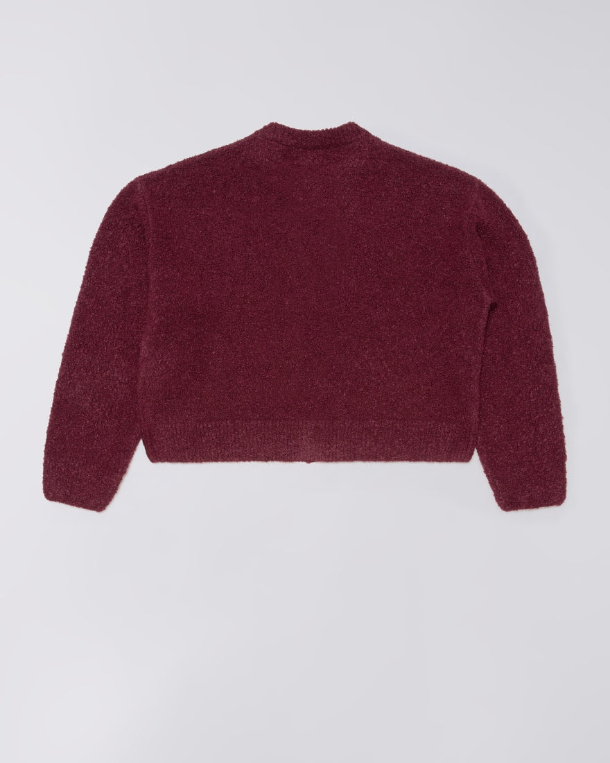 Edwin W' Ally Cardigan - Burgundy