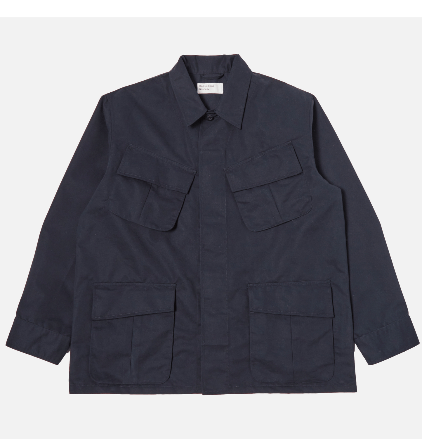 Universal Works Jungle Jacket Navy Brushed Polytech