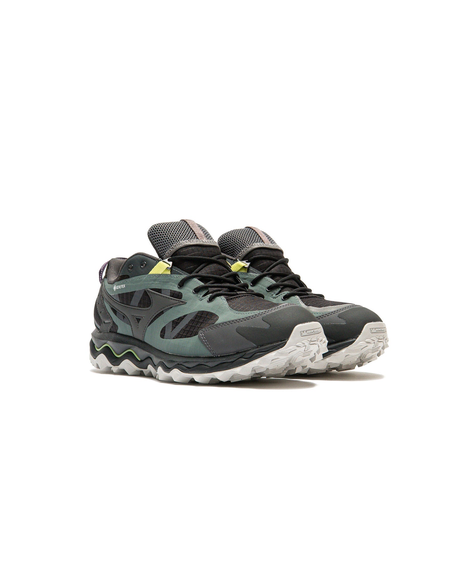 Mizuno Wave Mujin Gore-Tex Black/Black Sand/Balsam Green