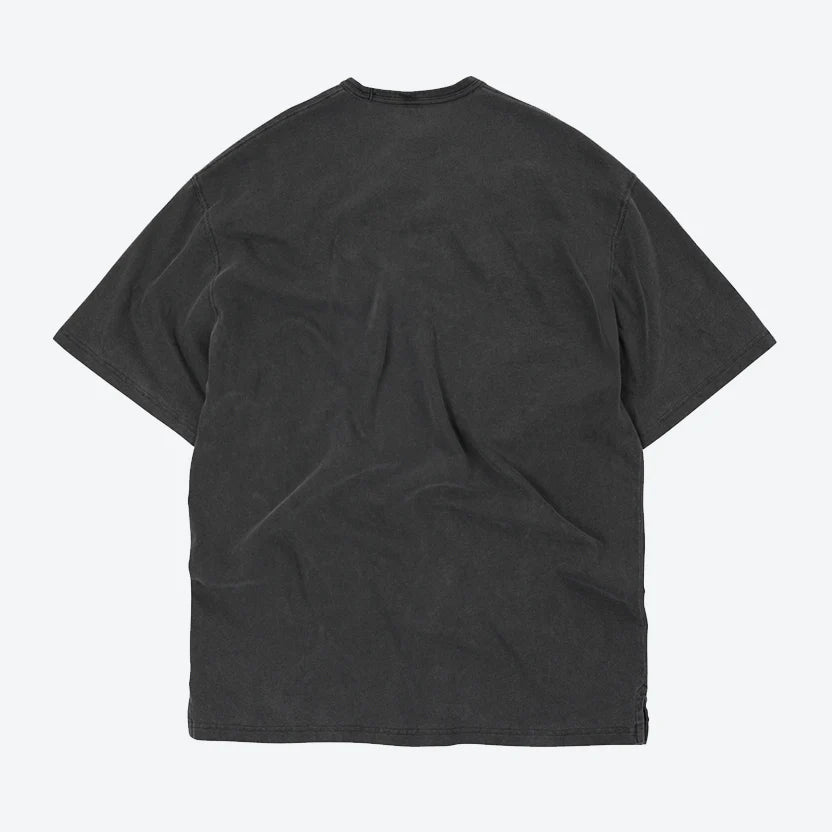FrizmWorks OG Pigment Dying Half T-Shirt - Charcoal