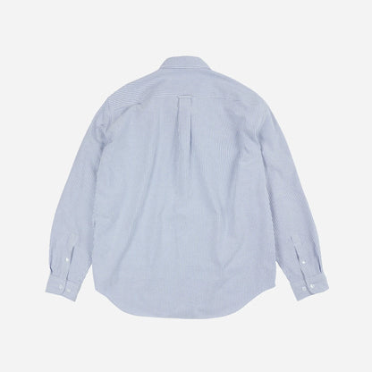 FrizmWorks OG Striped Oxford Oversized Shirt - Blue