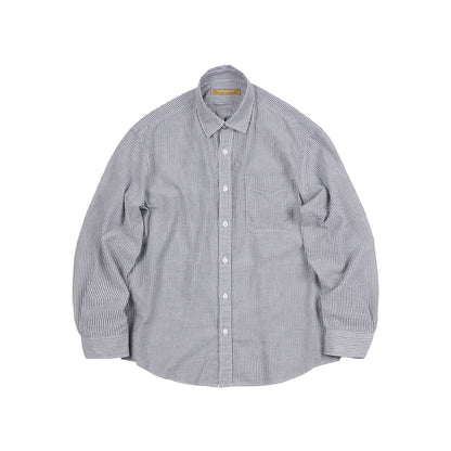 FrizmWorks OG Stripe Seersucker Shirt - Black