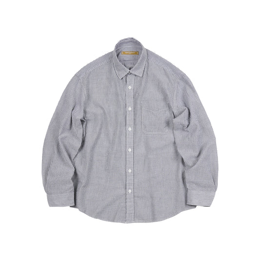 FrizmWorks OG Stripe Seersucker Shirt - Black