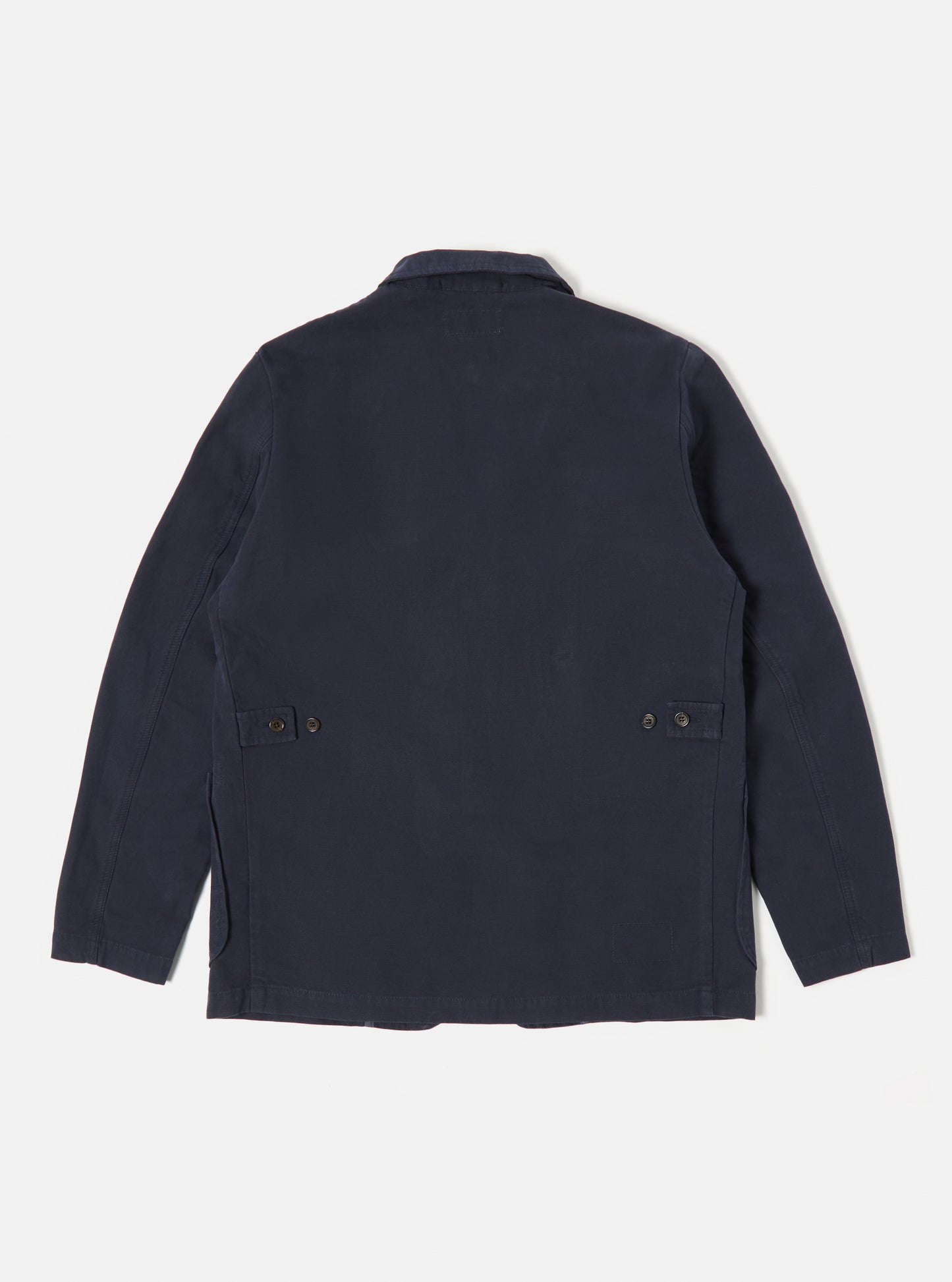 Universal Works Five Pocket Jacket In Navy Canvas Cotton